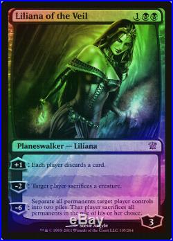 Liliana of the Veil FOIL Innistrad NM-M Black Mythic Rare MAGIC CARD ABUGames
