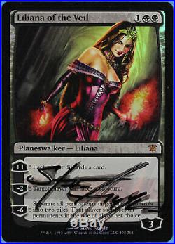 Liliana of the Veil FOIL Innistrad NM-M Black Signed CARD (ID# 36960) ABUGames