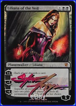 Liliana of the Veil FOIL Innistrad NM-M Black Signed CARD (ID# 37451) ABUGames