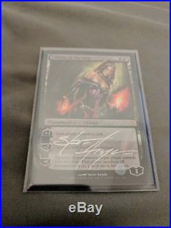 Liliana of the Veil FOIL Innistrad NM Silver Signed CARD