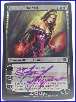 Liliana of the Veil FOIL (SIGNED) Innistrad Edition MTG Magic Hot Sexy Pimp OOP