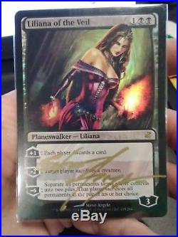 Liliana of the Veil FOIL SIGNED Innistrad Magic the Gathering
