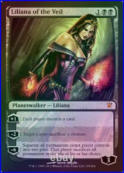 Liliana of the Veil Foil New MTG Innistrad Magic The Gathering VN3