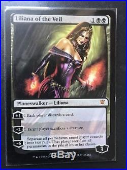 Liliana of the Veil (Innistrad) x3 playset three mtg cards legacy