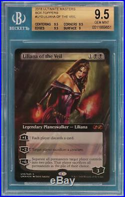 Liliana of the Veil (Masters) FOIL Ultimate Graded BGS 9.5 GEM MINT (0011869651)