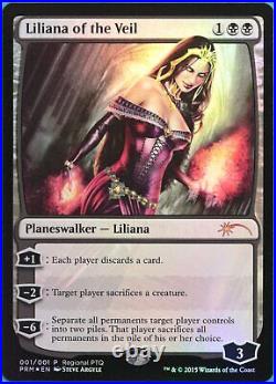 Liliana of the Veil (RPTQ) FOIL Promo NM Black Special CARD (328881) ABUGames