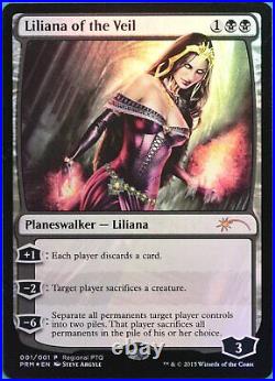 Liliana of the Veil (RPTQ) FOIL Promo NM Black Special CARD (328882) ABUGames