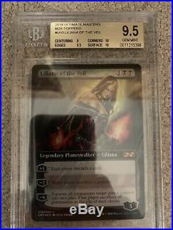 Liliana of the Veil Ultimate Masters Foil Box Topper BGS 9.5 Gem Mint