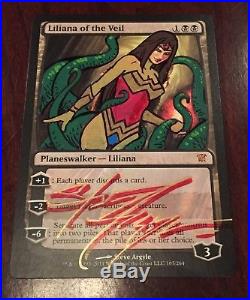 Liliana of the Veil Wonder Woman Altered and Signed by Steve Argyle