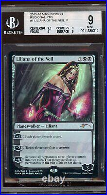 Liliana of the Veil foil RPQ, BGS 9 MINT. MTG (pop 6)