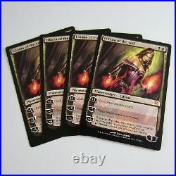 Liliana of the Veil x4x Playset Innistrad 2011 MTG Magic the Gathering Cards