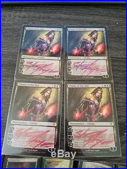 Liliana of the veil x4 signed