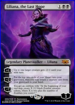 Liliana, the Last Hope Guilds of Ravnica Mythic Edition FOIL and emblem
