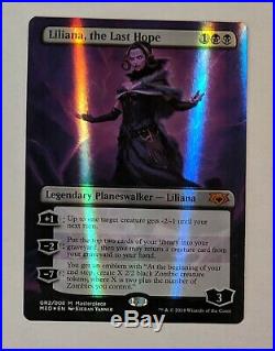 Liliana, the Last Hope Mythic Edition foil NM Magic Mtg with emblem