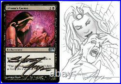 MTG Artist Proof Liliana's Caress Sketched