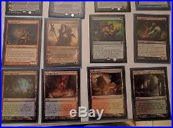 MTG Cards Fetch land, Damnation, Goblin Guide, Snapcaster Mage, Liliana