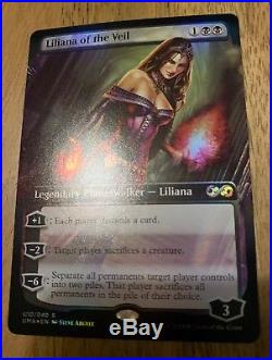 MTG FOIL LILIANA OF THE VEIL Ultimate Masters Box Topper Planeswalker Magic