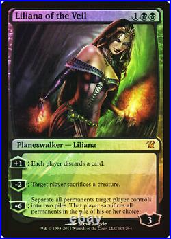 MTG FOIL Liliana of the Veil Innistrad Card # 105