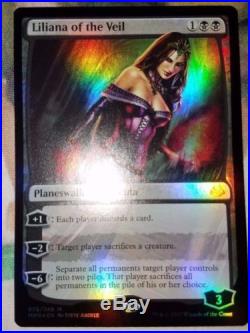 MTG-Foil Liliana of the Veil- Modern Masters 2017-Never played