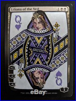 MTG Hand Painted Alter Liliana of the Veil by Klug