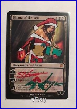 MTG Innistrad Liliana of the Veil Signed & Altered by Steve Argyle (NM)