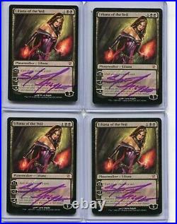 MTG Innistrad Liliana of the Veil x4 SP/NM (Actual Scans) Signed