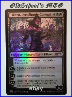 MTG Liliana, Dreadhorde General Stained Glass Secret Lair FOIL S10 Mythic SLD P