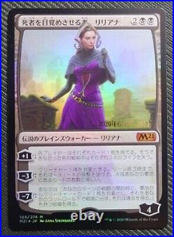 MTG Liliana, Waker Of The Dead Date Prerelease Promo Foil M21 Japanese