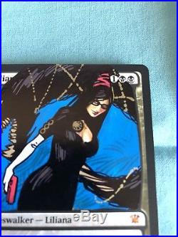 MTG Liliana of the Veil Altered and Signed Bayonetta