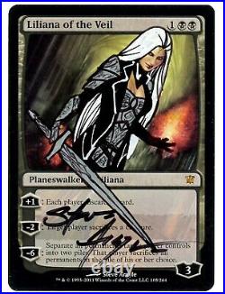 MTG Liliana of the Veil Altered and Signed by Steve Argyle (GD)