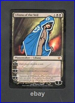 MTG Liliana of the Veil Altered and Signed by Steve Argyle (NM)