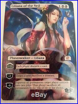 MTG Liliana of the Veil FOIL ALTERED ART Innistrad Commander EDH