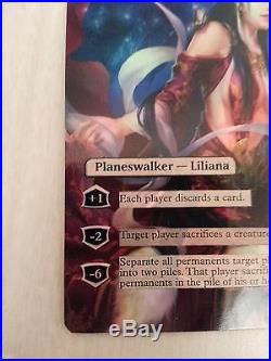 MTG Liliana of the Veil FOIL ALTERED ART Innistrad Commander EDH