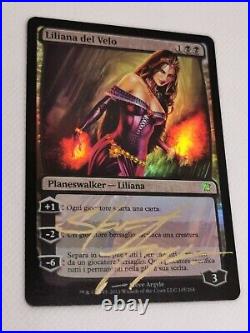 MTG Liliana of the Veil Innistrad Foil Signed by Steve Argyle NM ITA