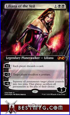 MTG Liliana of the Veil Ultimate Masters (Box Topper) Foil NM