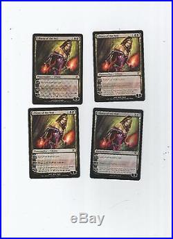 MTG Liliana of the Veil X4 (NM) Innistrad with foil magic