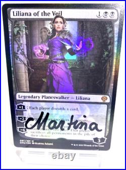 MTG Magic Artist Proof AP Martina Fackova / Liliana of the Veil Foil DMU Rare