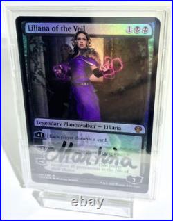 MTG Magic Artist Proof AP Martina Fackova / Liliana of the Veil Foil DMU Rare