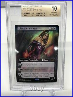 MTG Magic The Gathering Ultimate Masters Box Topper Liliana of the Veil BGS 10