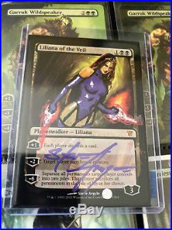 MTG Magic the Gathering Liliana Of The Veil ALTERED & SIGNED by Steve Argyle