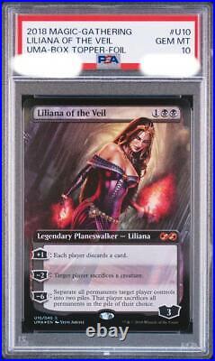 MTG Magic the Gathering Liliana of the Veil U10/040 PSA10 Foil English