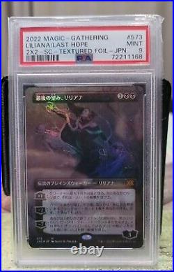 MTG Magic the Gathering Liliana, the Last Hope Textured Foil PSA9