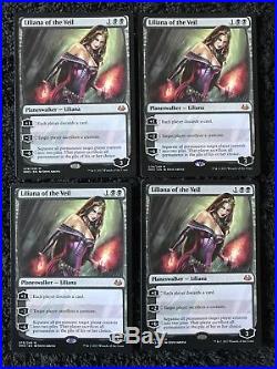 MTG Magic the Gathering X4 Liliana of the Veil Modern Masters 2017