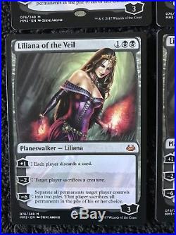 MTG Magic the Gathering X4 Liliana of the Veil Modern Masters 2017