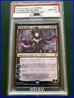 MTG PSA10 Liliana Dreadhorde General Alternate Art 097/264 Yoshitaka Amano