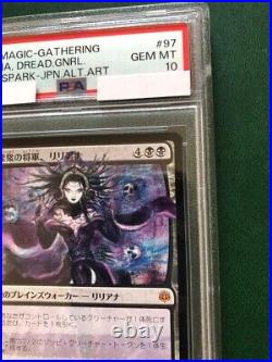 MTG PSA10 Liliana Dreadhorde General Alternate Art 097/264 Yoshitaka Amano