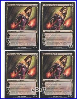 Magic The Gathering 4x LILIANA OF THE VEIL Lightly Played/Near Mint INNISTRAD