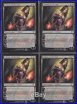 Magic The Gathering Liliana Of The Veil x4 Innistrad NM