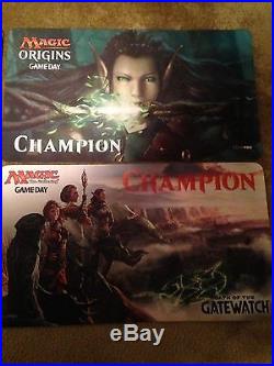 Magic The Gathering Playmat Lot Collection RARE Liliana Nissa Goblin Guide More