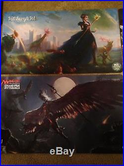 Magic The Gathering Playmat Lot Collection RARE Liliana Nissa Goblin Guide More